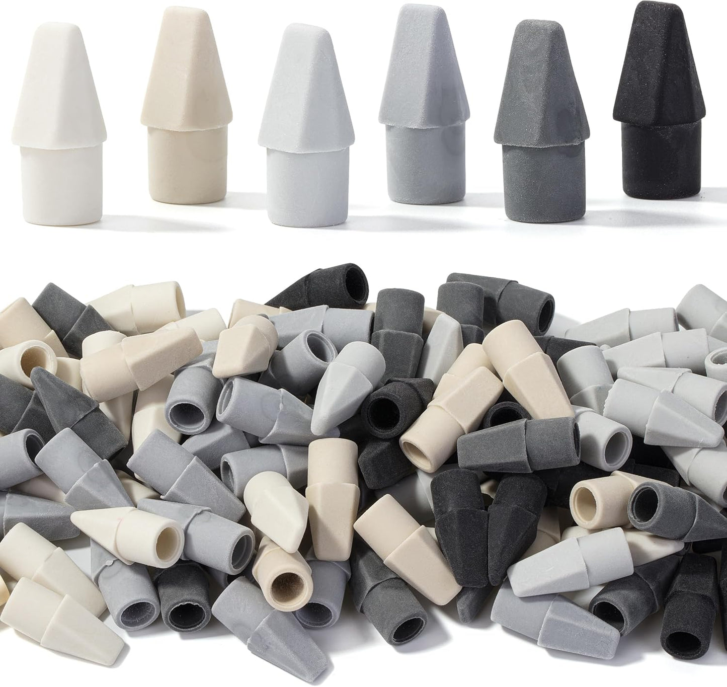 Mr. Pen- Pencil Erasers Toppers, 120 Pack, Colorful, Latex Free, No Smudge, Mr Pen Erasers for Pencils