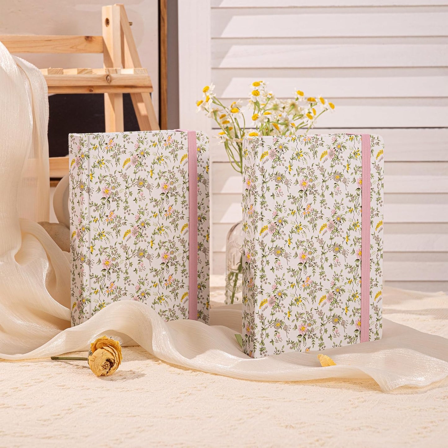 TIEFOSSI Dotted Journal Notebook for Women, A5 Dotted Grid Notebook for Writing, 190 Pages Thick Paper, Travel Daily Journal, for Work Home School, Note Taking, Business, 8.4 X 5.8 In