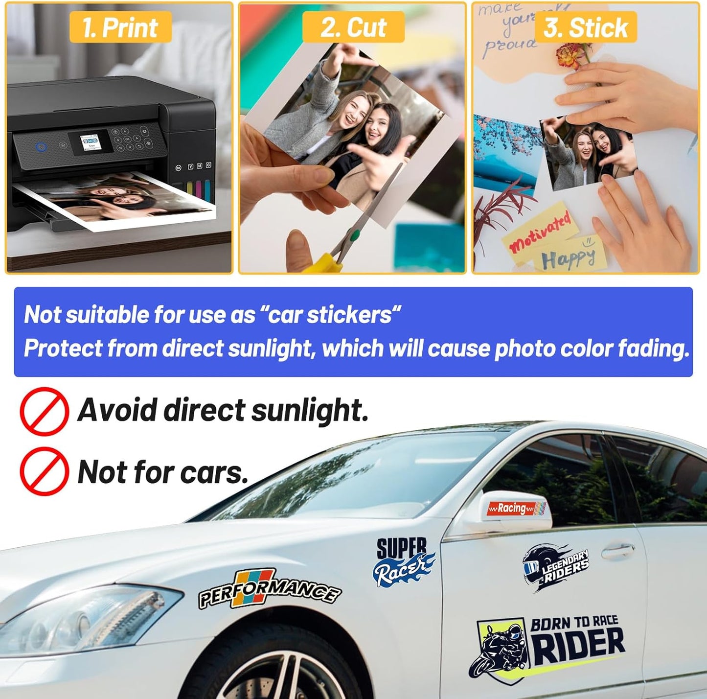 TECKWRAP Printable Magnetic Sheets for Inkjet Printer - 8.26" x 11.69" A4 Size 10 Sheets/Pack - Matte Printable Magnetic Paper for DIY Crafts, Easy to Cut, Non Adhesive for Photo Fridge Magnets