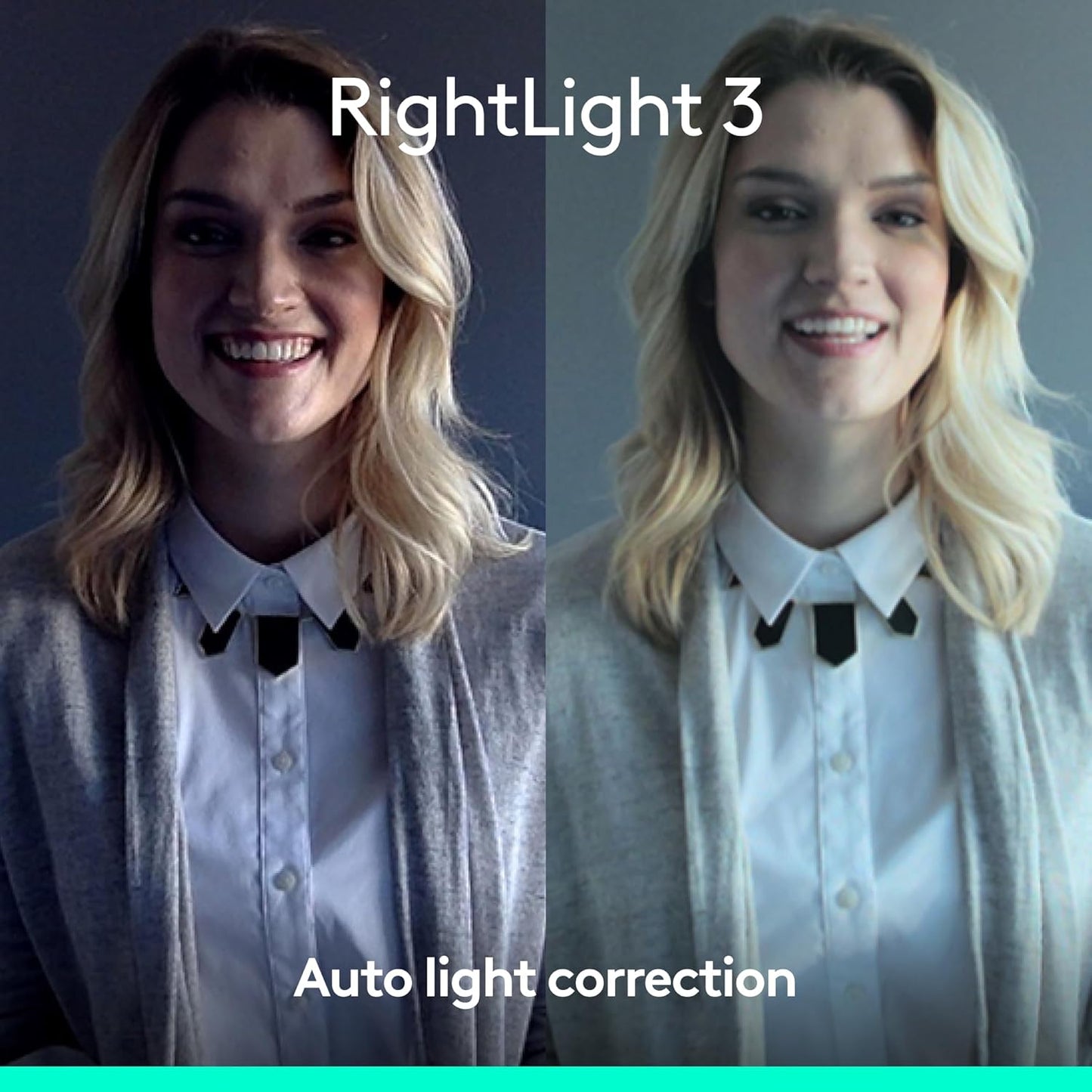 Logitech Brio 4K Webcam, Video Calling, Noise-Cancelling mic, HD Auto Light Correction, Wide Field of View, Works with Microsoft Teams, Zoom, Google Voice, Google Meet, PC/Mac/Laptop/MacBook/Tablet