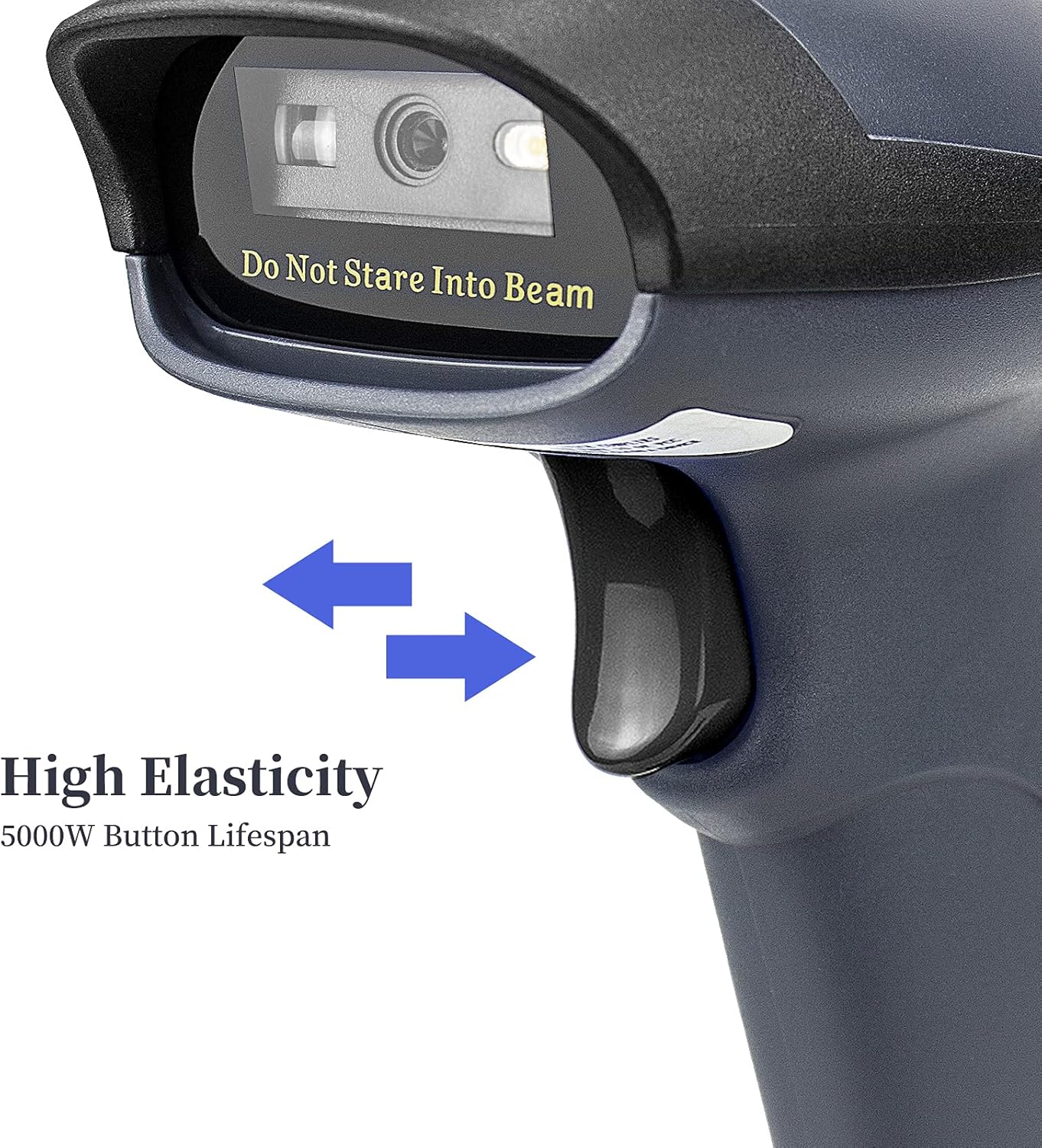 NETUM USB Barcode Scanner with Stand Wired Handheld Bar Code Reader 1D CCD Scanner Gun for Supermarket, Convenience Store, Warehouse -M3S