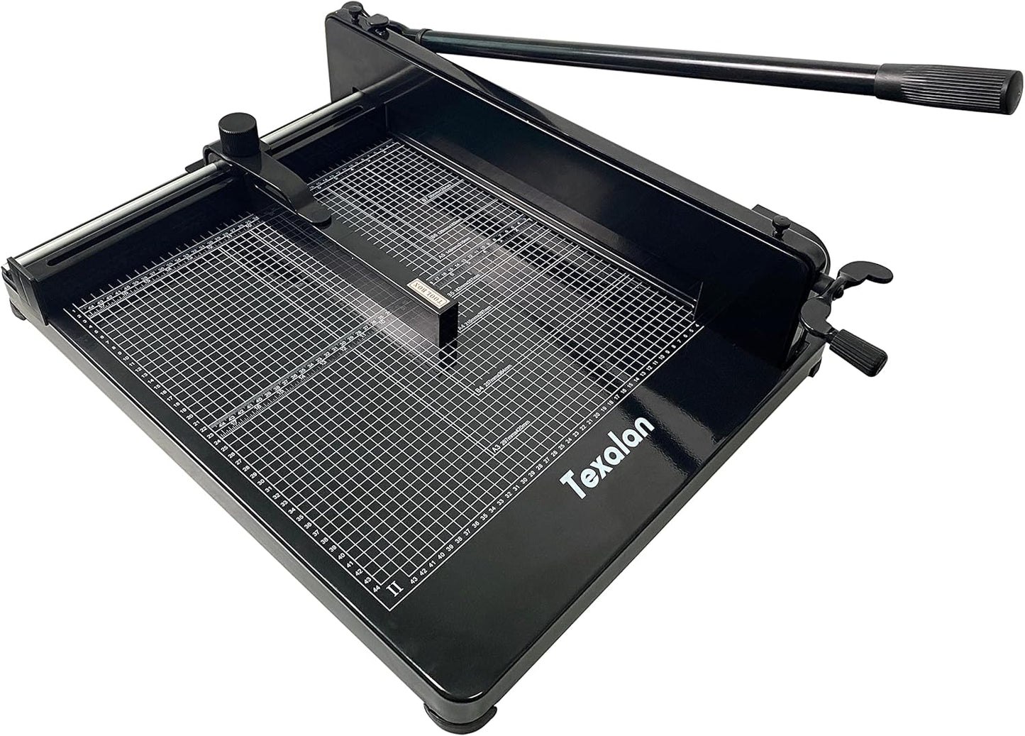 TEXALAN(R) Heavy Duty Guillotine Paper Cutter Black 400 Sheets Stack Paper Trimmer (A3-17'' Paper Cutter)