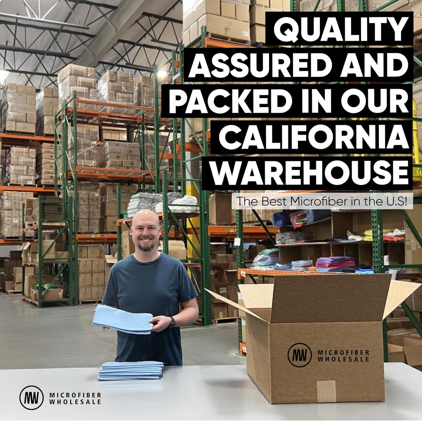 12" x 12" MW Pro Multi-Surface Microfiber Cleaning Cloths | Orange - 12 Pack | Premium Microfiber Towels for Cleaning Glass, Kitchens, Bathrooms, Automotive, Supplies & Products