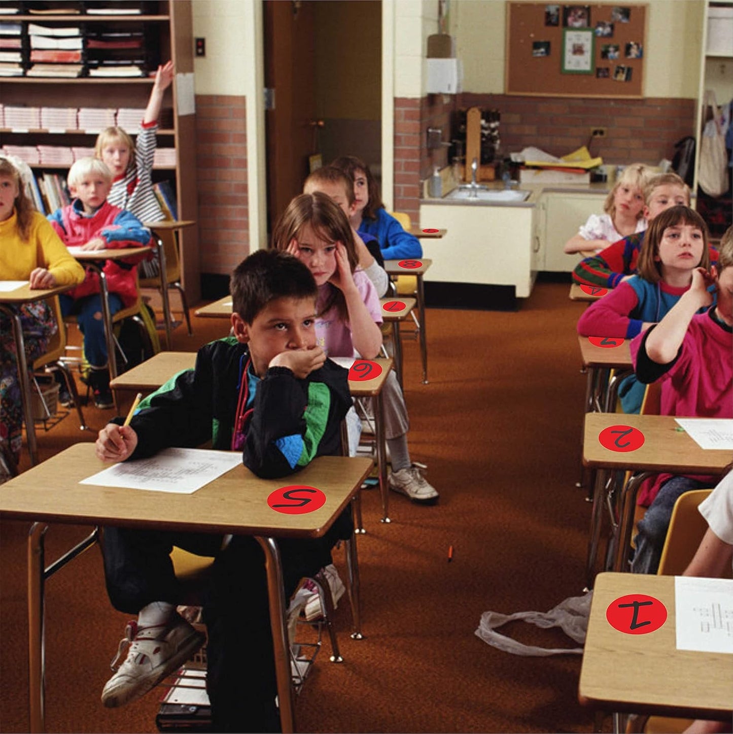 PARLAIM 2000PCS 3 Inch Round Color-Code Circle Dot Sticker Labels, 4 Rolls Multicolor (Red/Yellow/Green/Blue) Color Coding Label for Warehouse Inventory Package