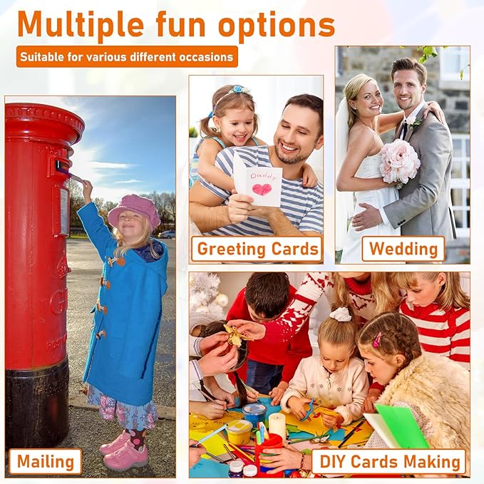 28 Sheets Cream Shimmer Cardstock 8.5 x 11 Ivory Paper, 92lb Premium Off White Paper Card Stock for Wedding Invitations, Crafting, Greeting Cards, Business Cards, Office Printing