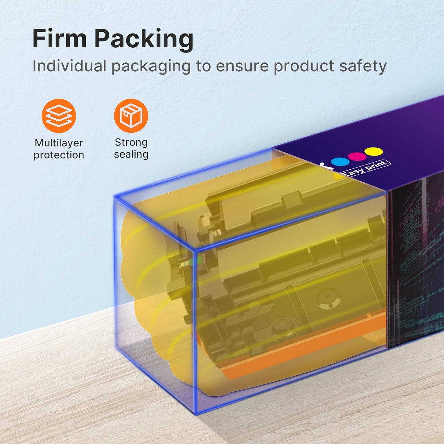 E-Z Ink 218X with Chip Compatible for HP 218X Toner Cartridges 4 Pack 218A Toner for HP Color Laserjet pro MFP 3301fdw Toner 3301cdw 3201dw 3301sdw Printer Ink Set W2180A W2180X (BCMY) ﻿