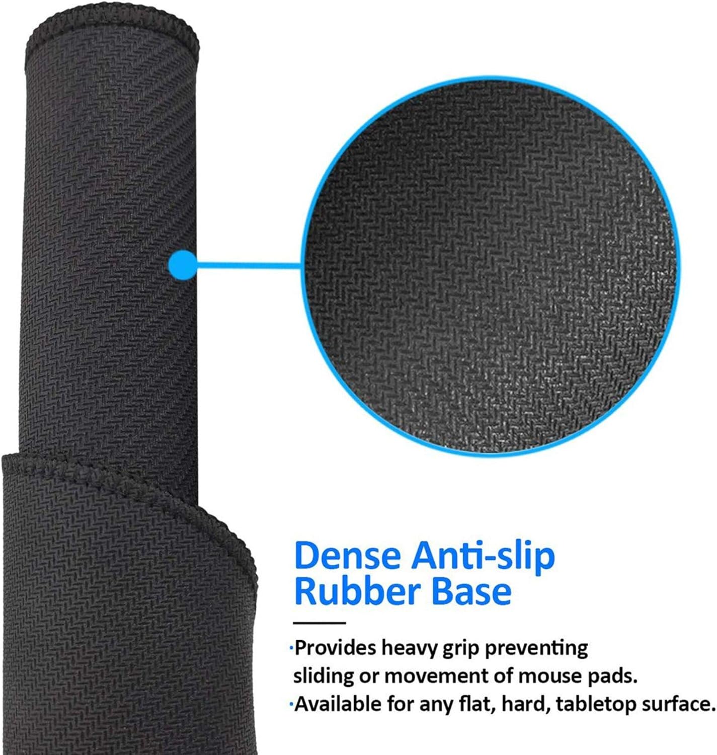 Dinosaur White Mouse Pads Mousepad, Anti-Slip Rubber Mouse Mat Desk Pad for Gaming Office Laptop Computer