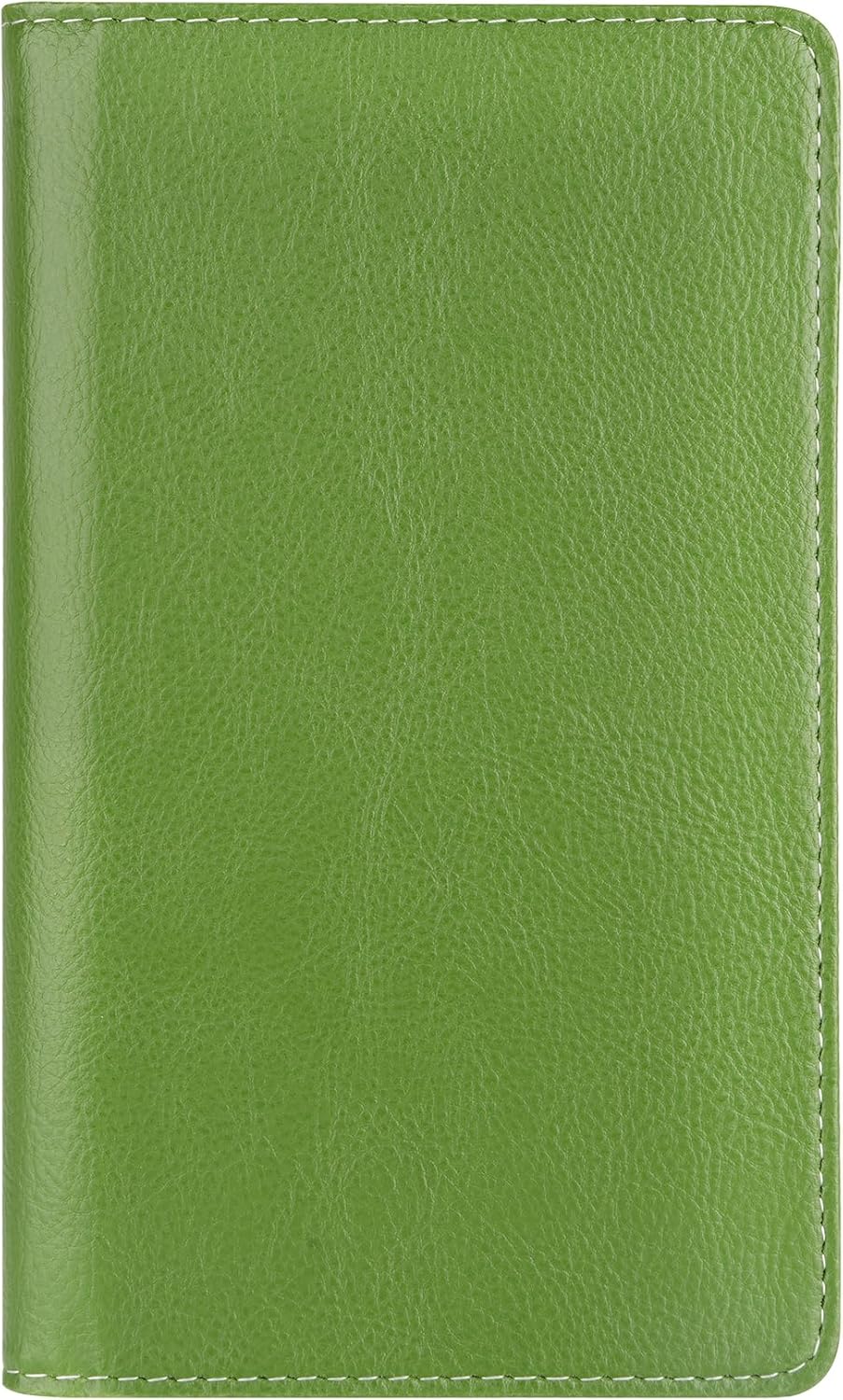 Sooez Leather Professional Business Card Book Holder Organizer, 240 Capacity Credit Card Booklet, PU Name Cards Holder Storage File for Men Women, Grass Green