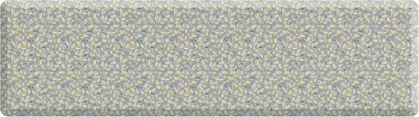 GelPro Anti-Fatigue Designer Comfort Kitchen Floor Mat Orchard Grey Lake 30x108