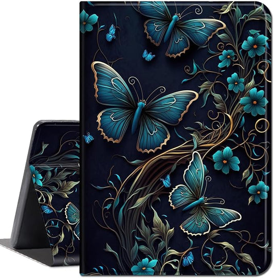 for Amazon Kindle Fire Max 11 Case (13th Generation, 2023 Release) 11",Slim Lightweight Smart Shell Stand Cover with Auto Wake/Sleep for All-New Fire 11 Max Tablet,Purple Butterfly Flower
