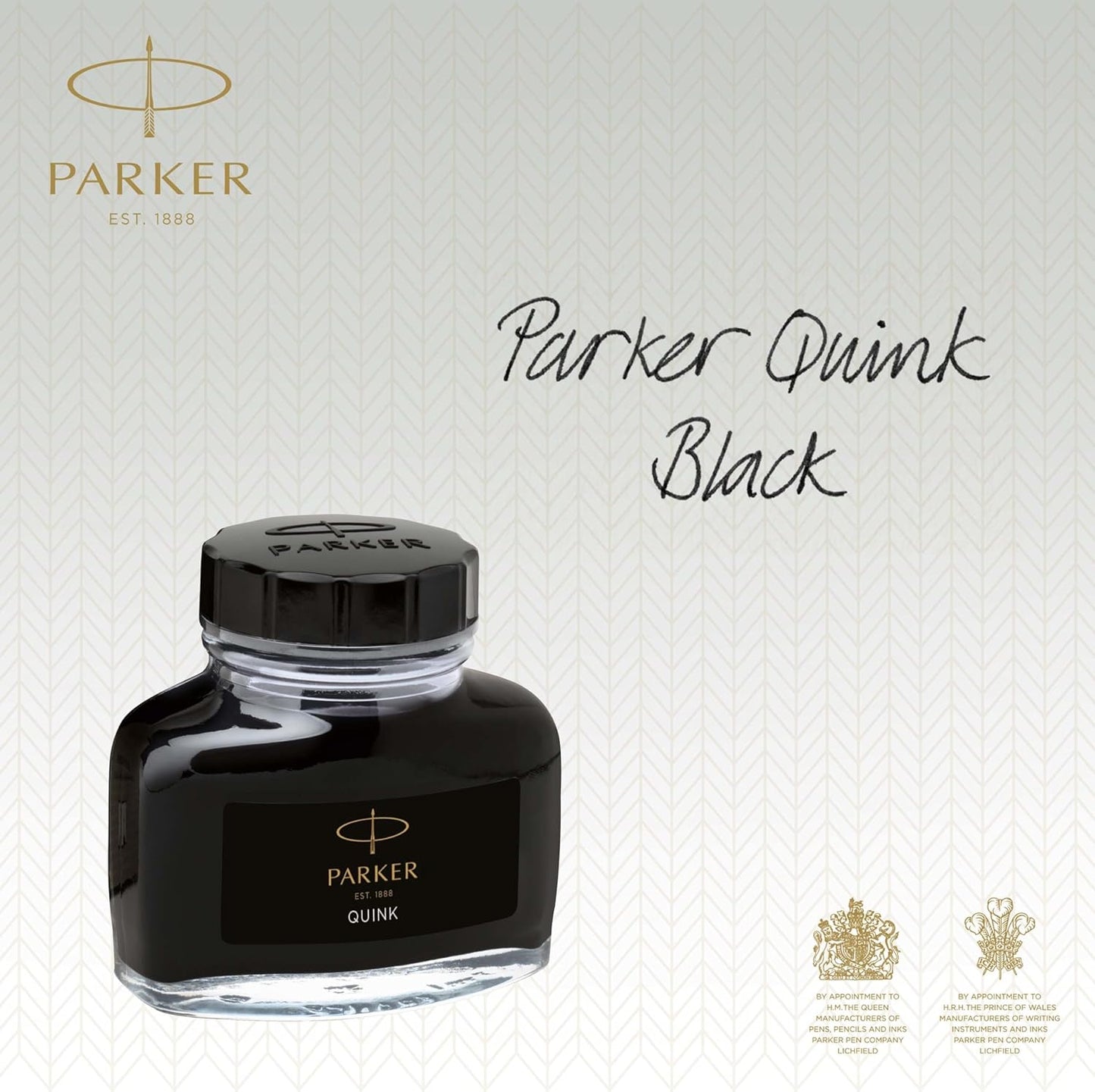 Parker Quink Ink Bottle, Black, 57 ml (1950375)