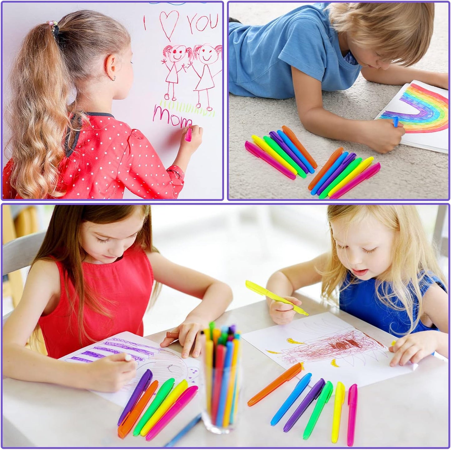 Handepo Highlighter Bulk Assorted Colors Dry Quickly Highlighter Markers Chisel Tip Pens for Kids Adult School Teachers Office Supplies Carnival Classroom graduation Rewards(200 Pcs)