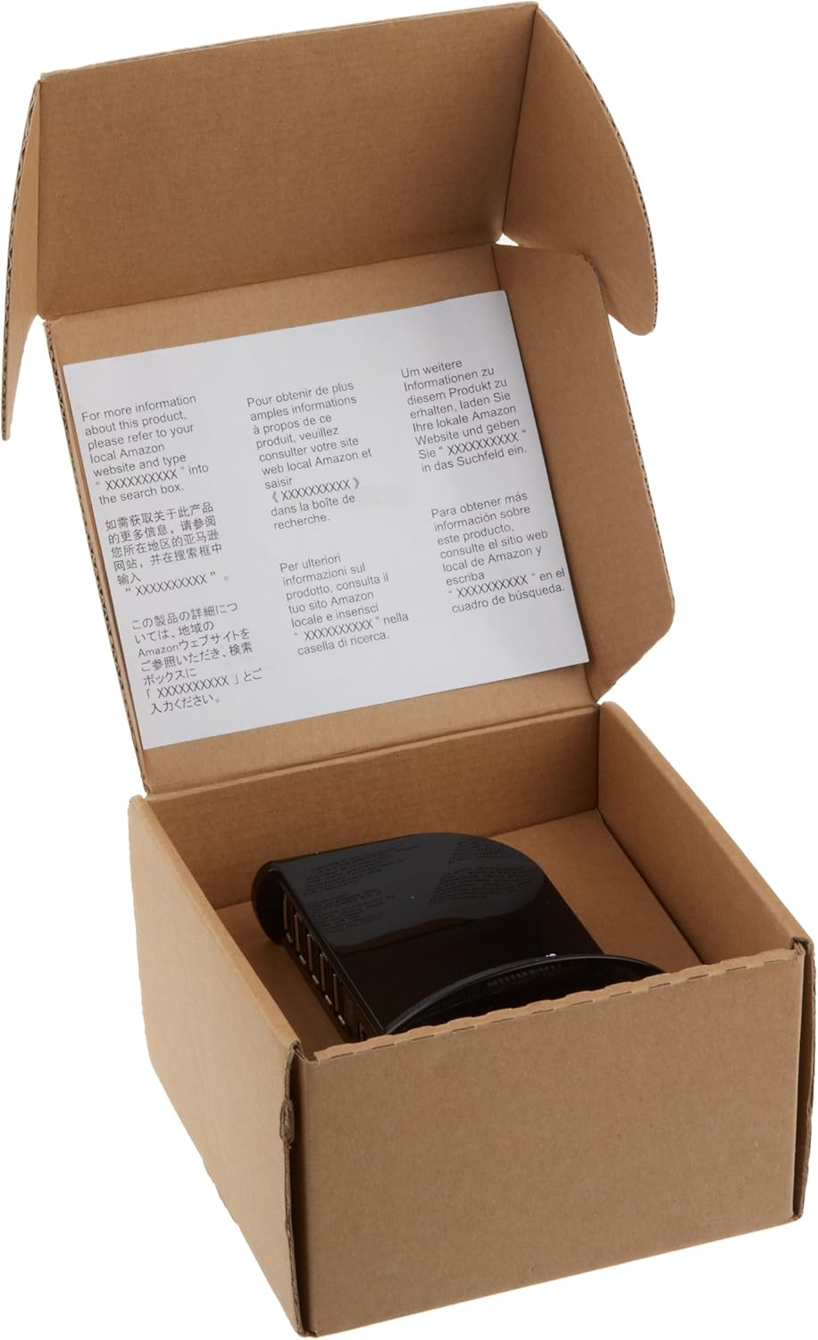 Amazon Basics 7 Port USB 2.0 Hub Tower with 5V/4A Power Adapter, Black