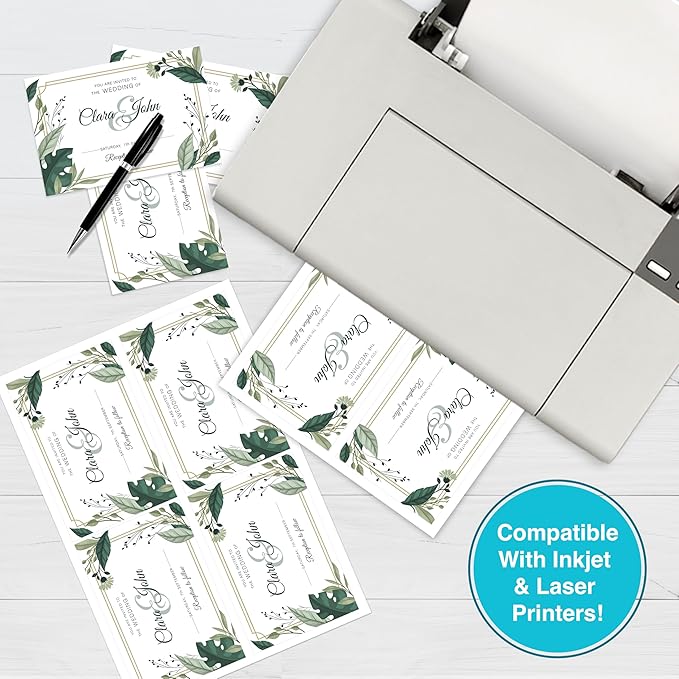 Printworks White Cardstock, 67 lb, 96 Bright, FSC Certified, (5 pack bundle) 500 Sheets, 8.5 x 11 Inch (00540C)