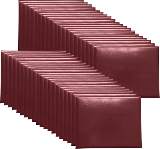 40 PCS Smooth Diploma Certificate Cover 8 1/2" x 11" Maroon