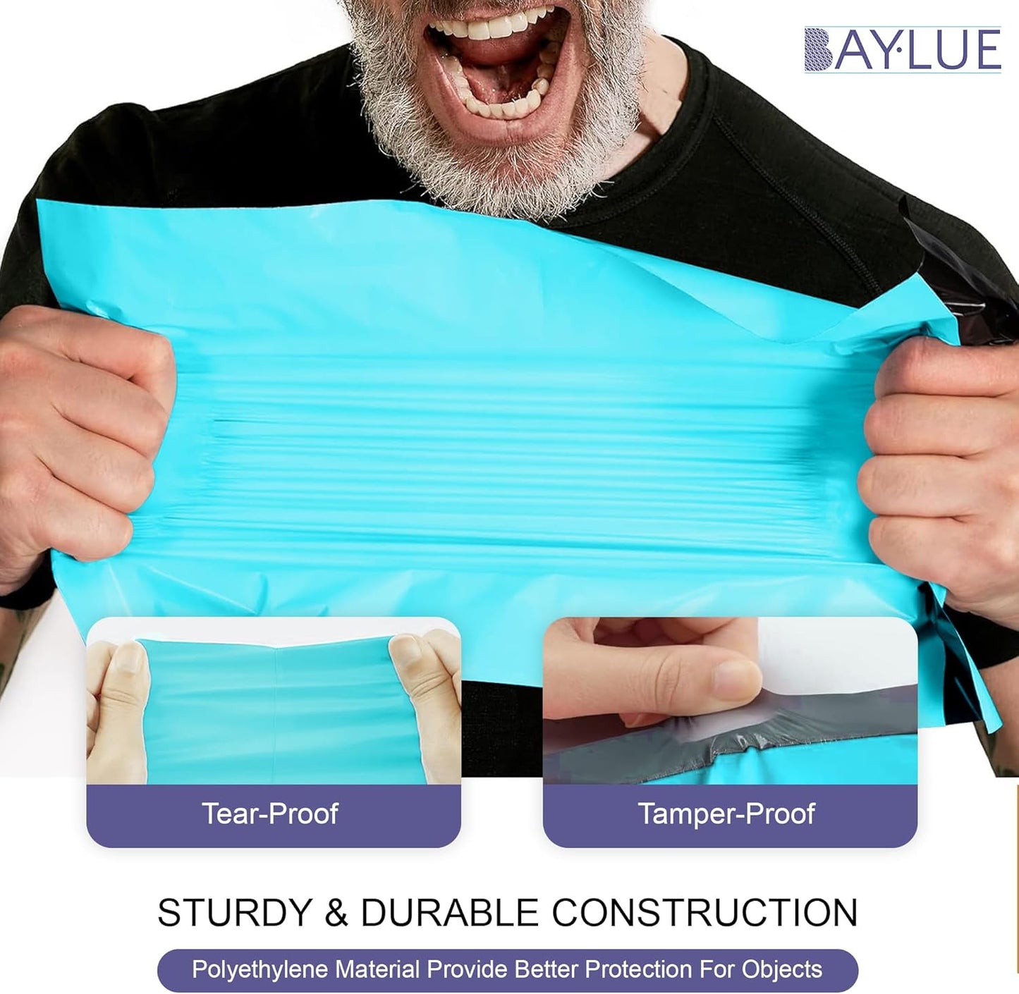Teal Poly Mailers 9x12 Inch | Strong Adhesive Self-Seal mailer Bags | Tamper, Tear, Water Resistant Shipping Envelopes | Thick Strong Material Polymailer Bags Clothing Bag | 1000 Pack Bulk