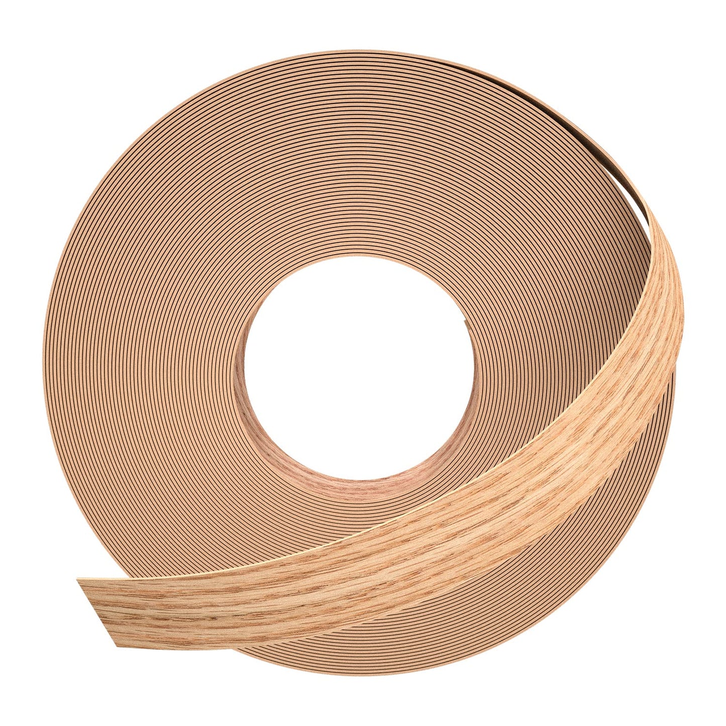 GSCIT Club Red Oak Edge Banding, 7/8 inch x 500ft roll of Veneer Edge Banding Pre-glued Flexible, Wood Tape Banding for Cabinet Repair Furniture