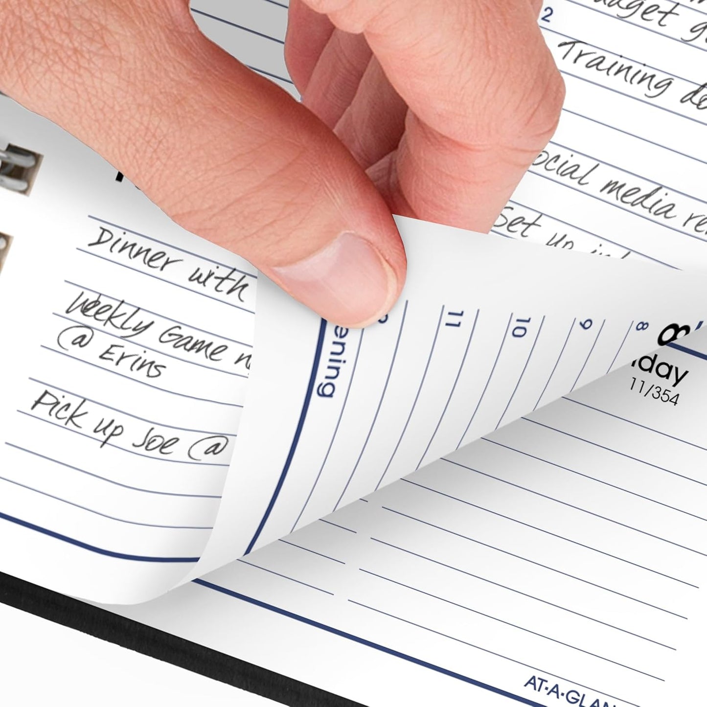 AT-A-GLANCE 2026 Planner, Weekly, 3-1/2 x 6", Pocket Size, Hourly, DayMinder, Black (G2500026)