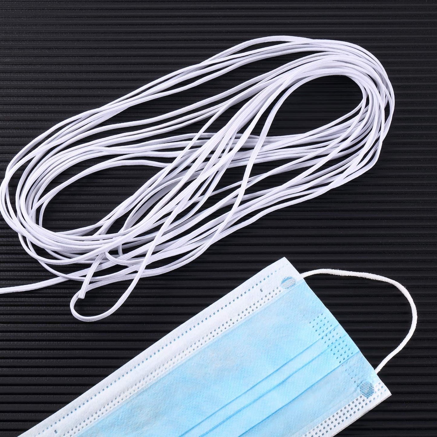 WILLBOND 12 Rolls Colorful Elastic Cord - Heavy Duty Stretch Knitted Flat Band for Sewing Crafts DIY Comforter Cuffs (1/8 Inch X 8.8 Yard, Bright Color)