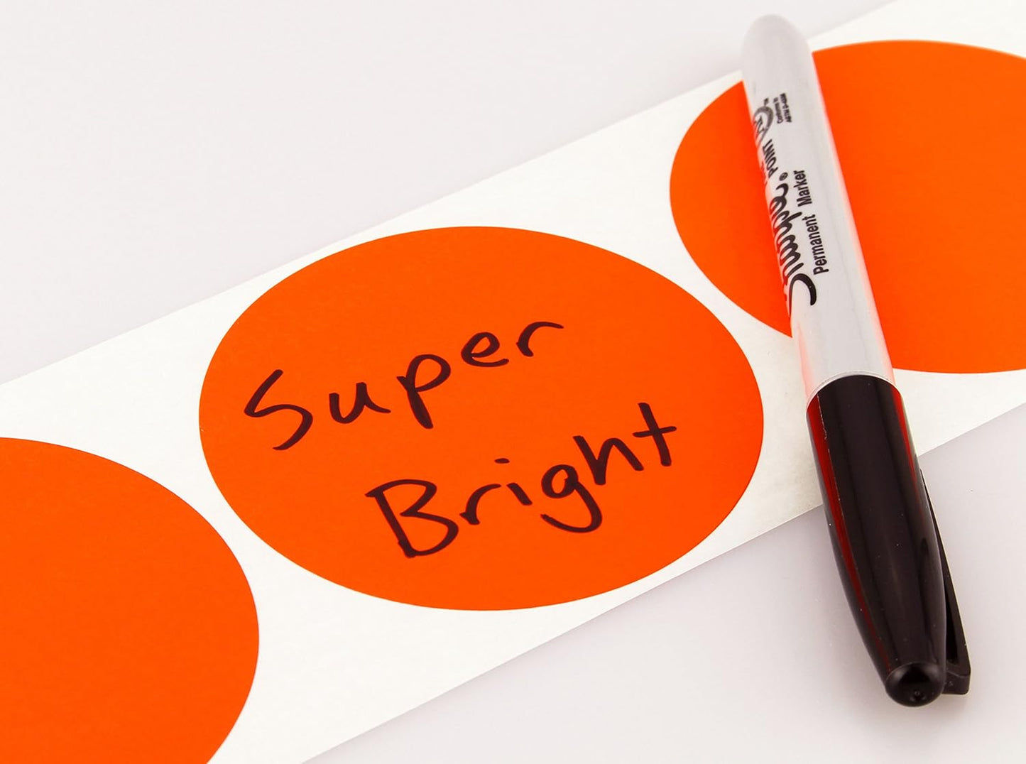 ChromaLabel 3 inch Fluorescent Color Code Label Kit, 6 Rolls of Assorted Colors, 3000 Stickers/Variety Kit