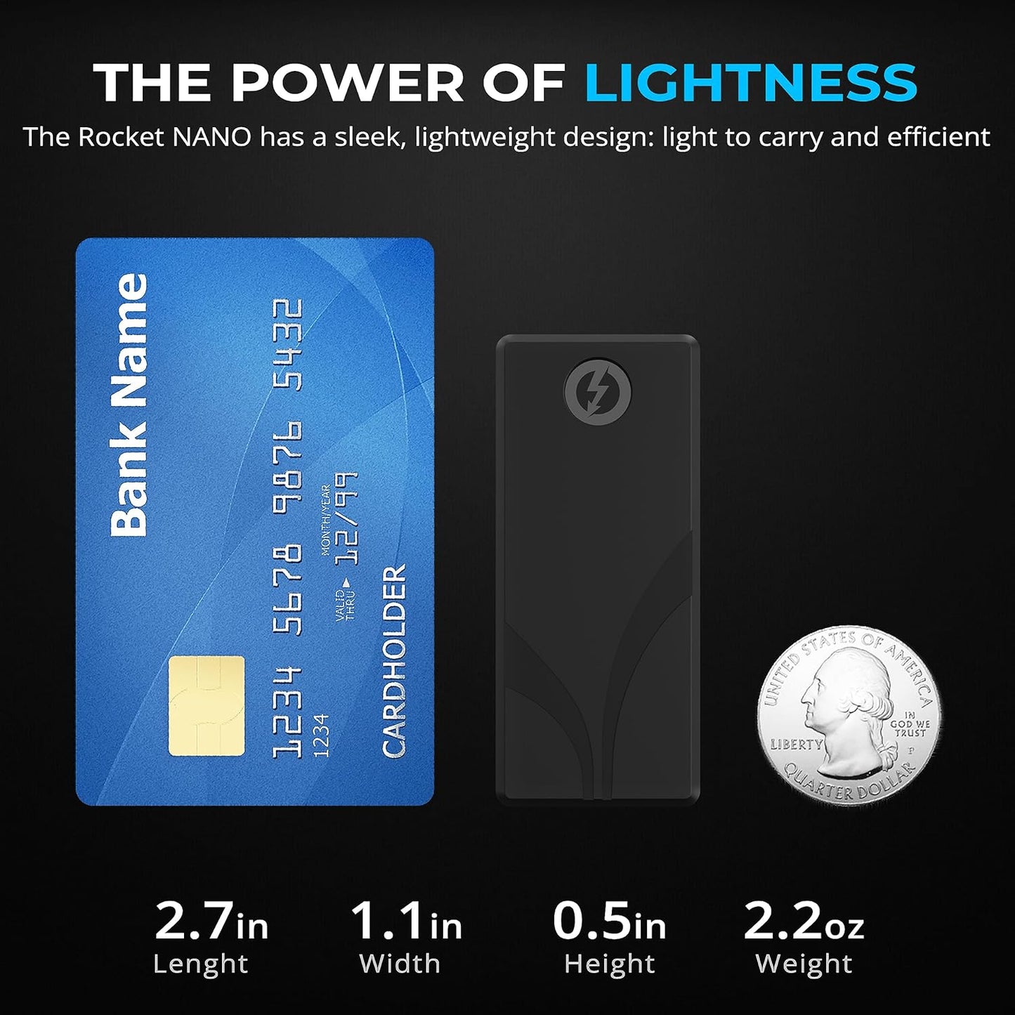 SABRENT 1TB Rocket Nano XTRM External SSD, USB 3.2 / Thunderbolt 3, Speeds Up to 2700MBps (SB-XTMN-1TB)