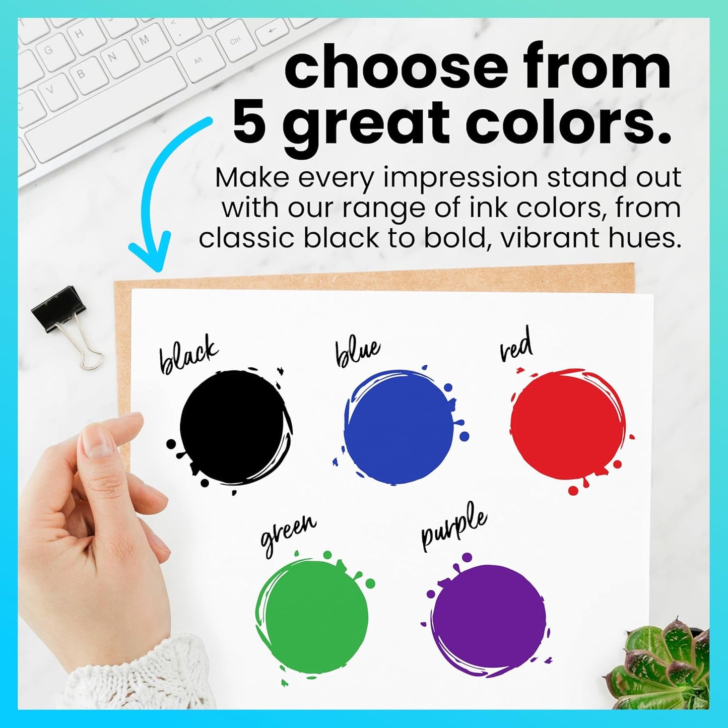 ExcelMark Self Inking Stamp Refill Ink - 2 oz. - Purple Ink