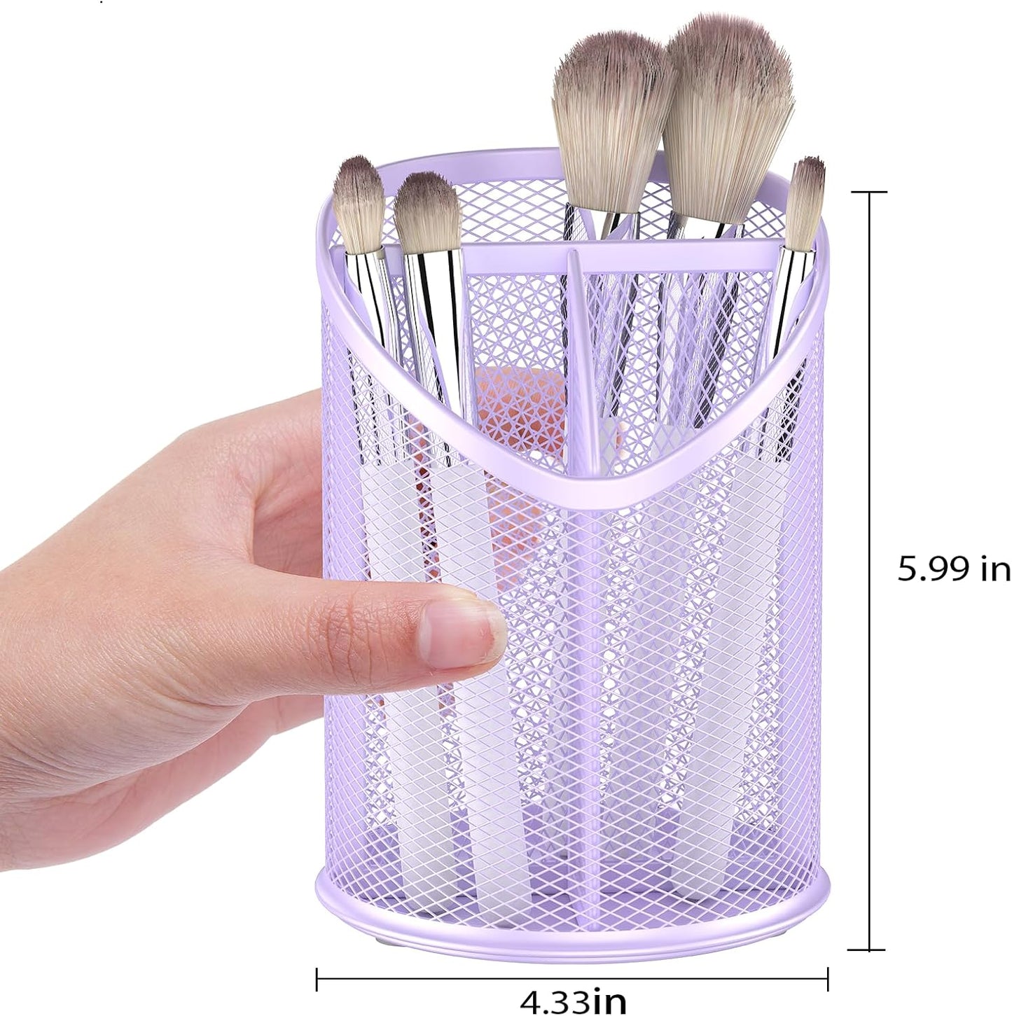 2 Pack Pen Holder Pen Organizer (Purple)