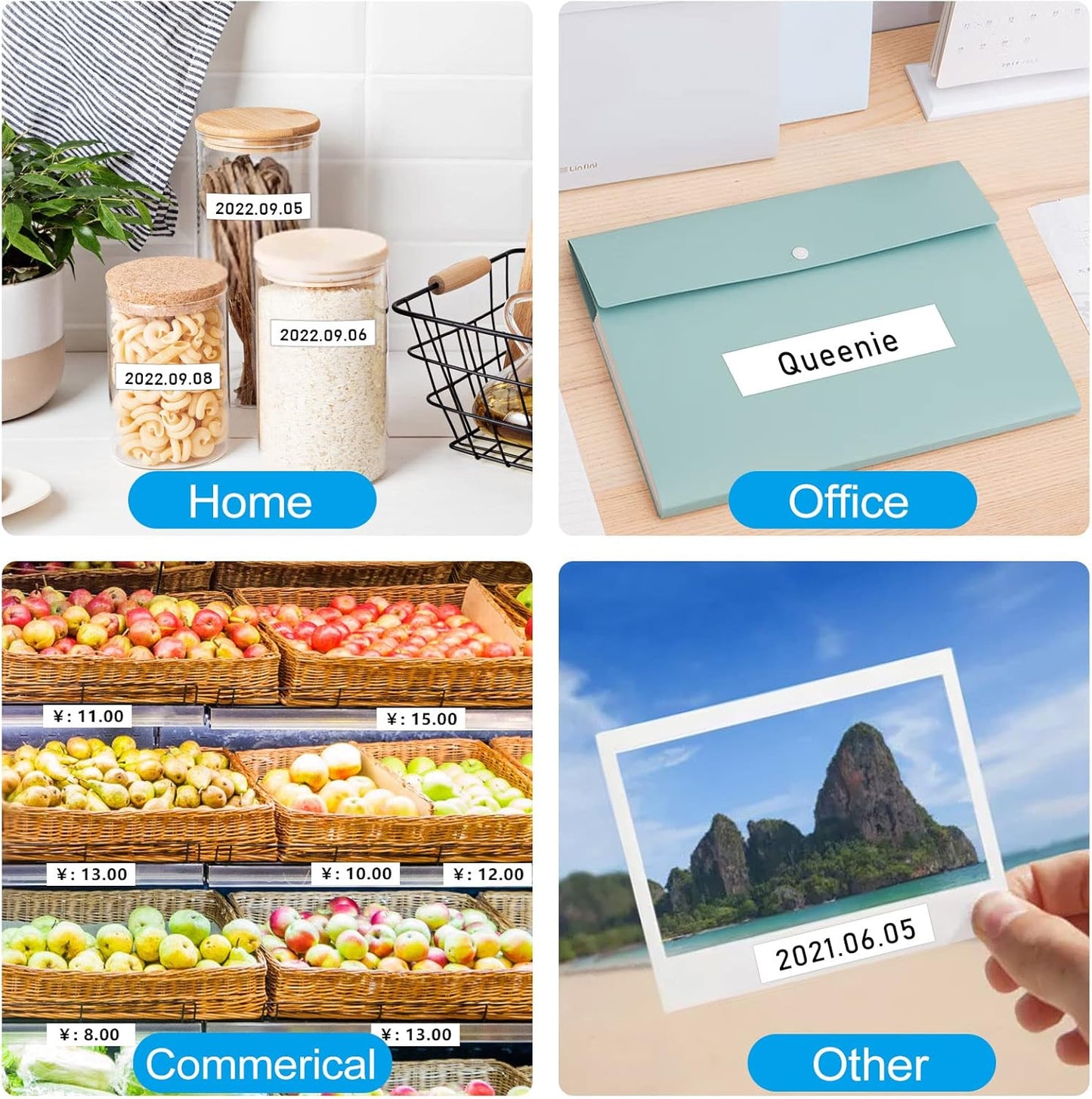 TZe-241 18mm 0.7 Laminated White Tape TZe Replacement for Brother TZe241 P Touch Label Tape 3/4, 18mm TZe Compatible with Brother Label Maker PT-D400 PT-D460 PT-D600 PT-P710BT, 3 Packs