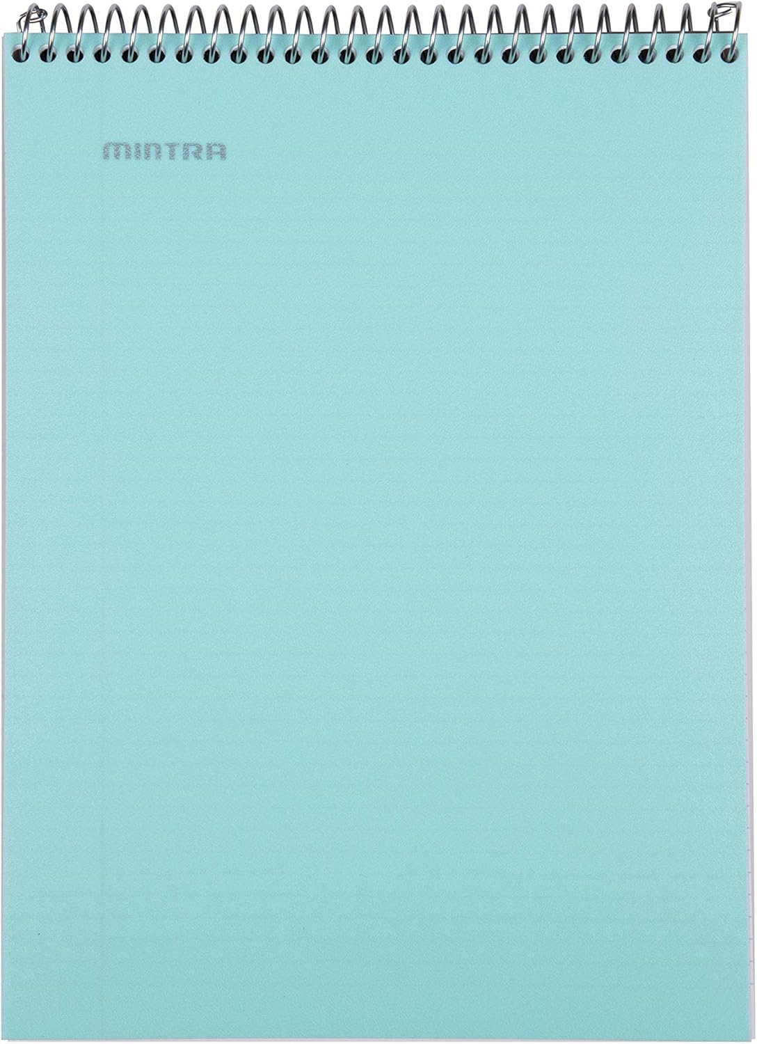 Mintra Office TOP BOUND Durable Spiral Notebooks (Lavender, Salmon, Sage Green, College Ruled 3pk)