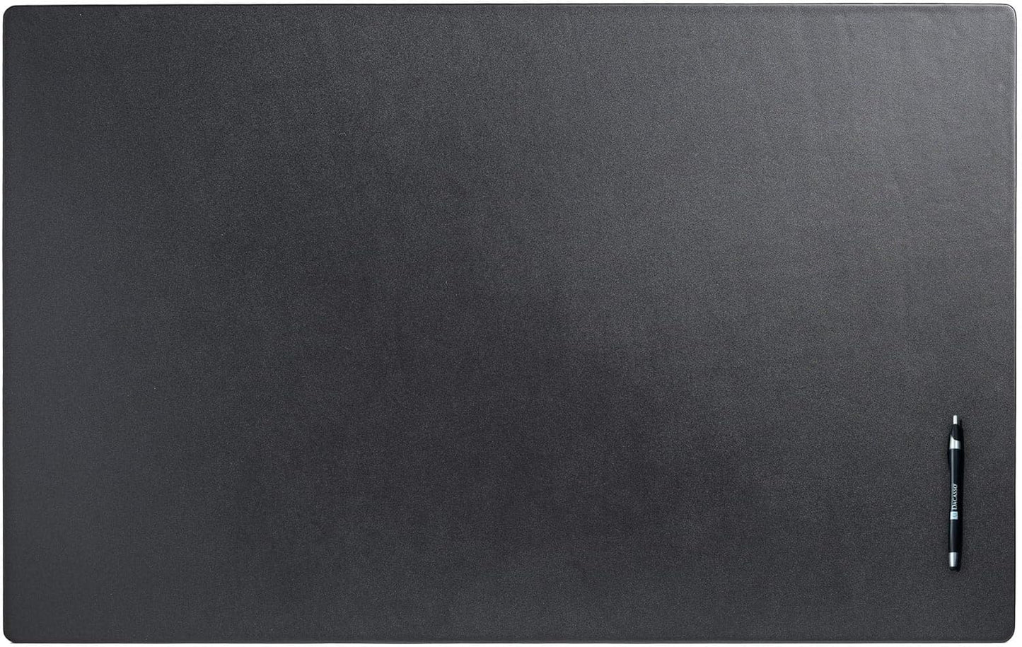 Dacasso Classic Leather Mat Desk pad, 38" x 24", Black