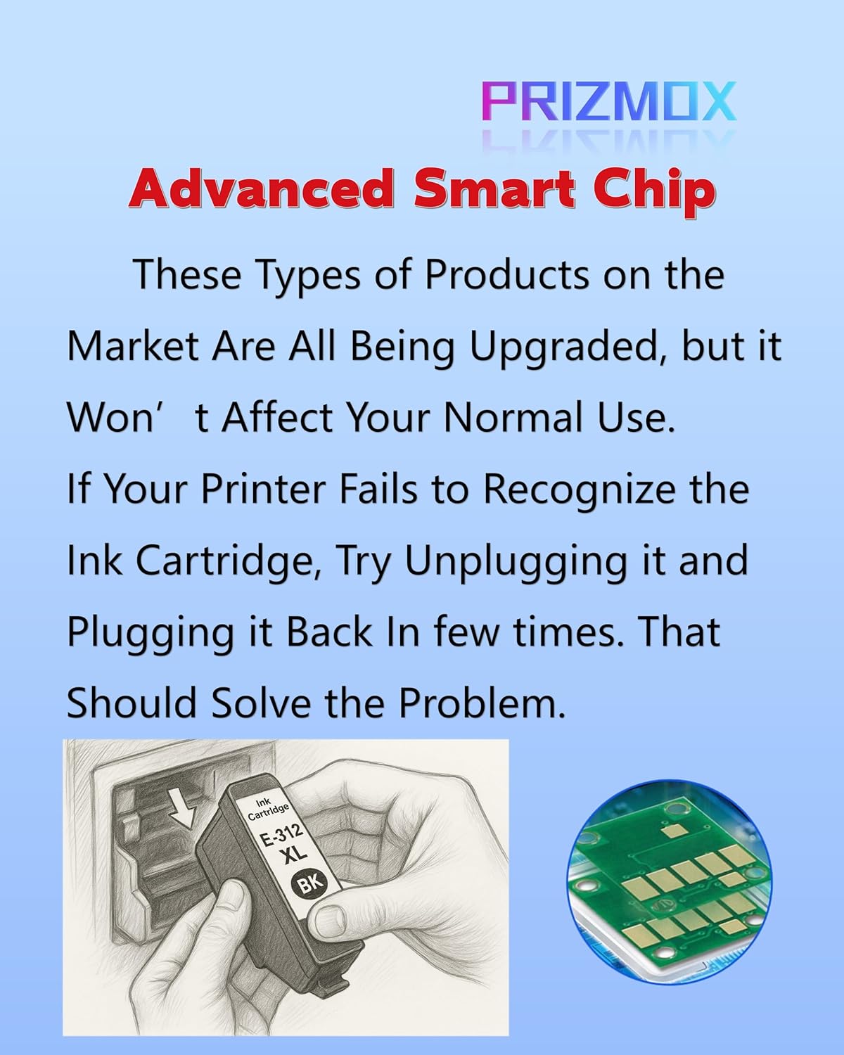 312XL 314XL XP-15000 Remanufactured Ink Cartridges Replacement for 312 314 XL T314XL Ink Comptible for Expression Photo XP15000 Printer(6-Pack)