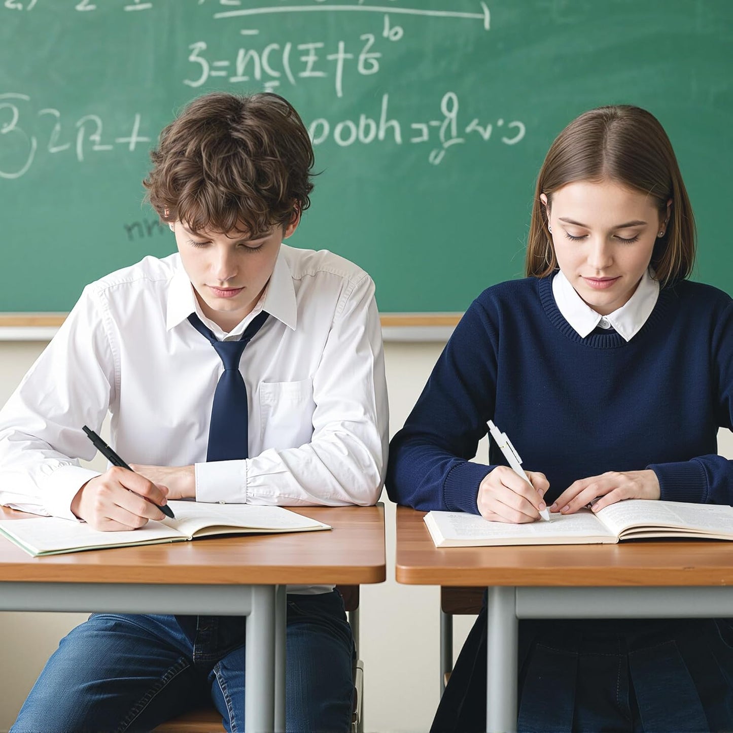 8Pcs Gel Pens with Black Ink, Fine Point Smooth Writing Pens, Quick-dry Gel Retractable Pens for Journaling Note Taking, Cute Office School Supplies for Adults Kids (0.7mm, Regular)