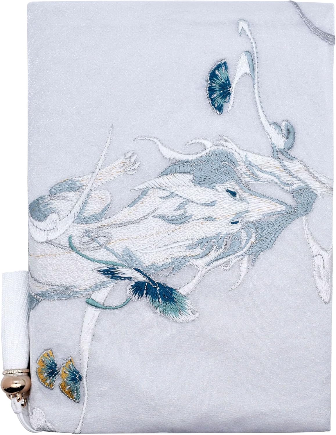 BLBMH Book Covers for Paperbacks Book Cover for Privacy Fit for 5.5x8.5 inch Adjustable Book Sleeve Cover for Diary Books Fabric Softcover Protector for Notebook - Kitsune 8.5in