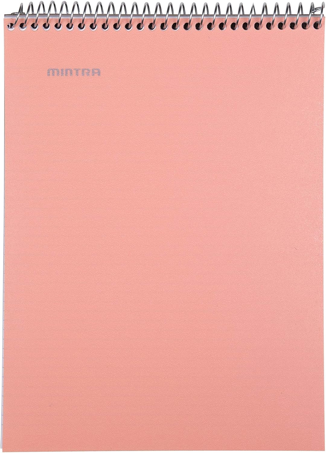 Mintra Office TOP BOUND Durable Spiral Notebooks (Lavender, Salmon, Sage Green, College Ruled 3pk)