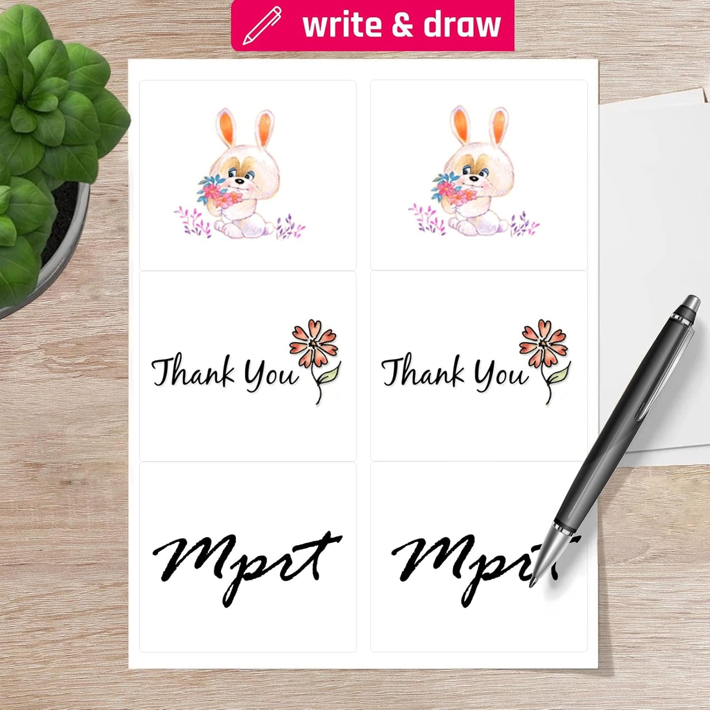 MPRT 1000 Sheets 3-1/3" x 4" Shipping Address Labels Printable Label Stickers Paper for Laser/Inkjet Printer 6 per Page Mailing Labels, FBA Box Labels - Matte, 6000 Labels