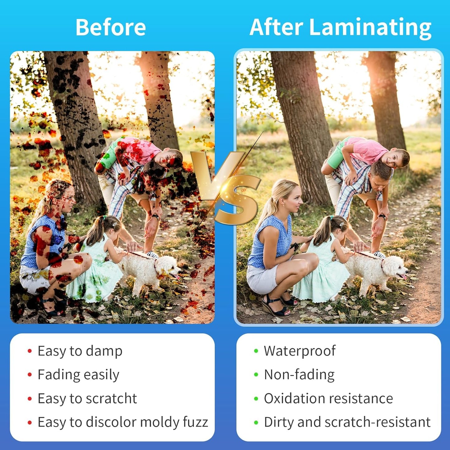 Clear Thermal Laminating Pouches – 9 x 11.5 Inch, 3 mil Thick (100 Pack) – Professional-Grade Lamination Sheets for Documents, Photos & Crafts – Fits 8.5 x 11 Letter Size Paper - [3mil 100 Packs]