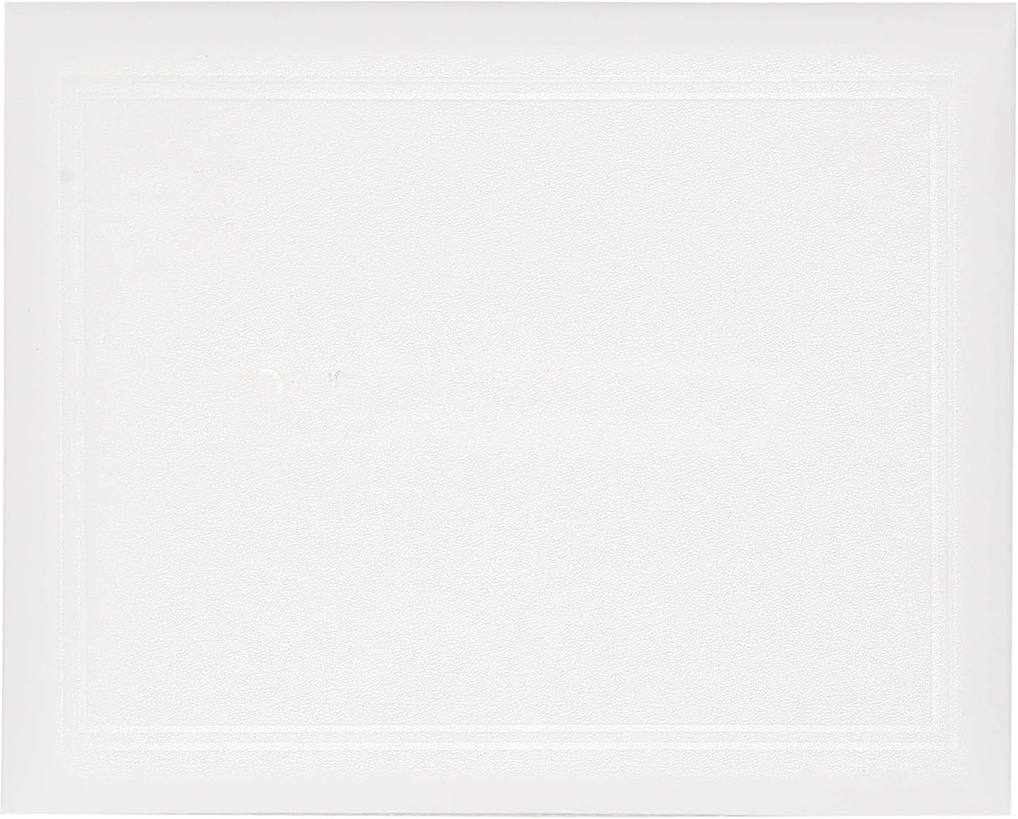 GraduationMall 8.5"x11" Smooth Padded Diploma Cover Certificate Holder White,1-Pack