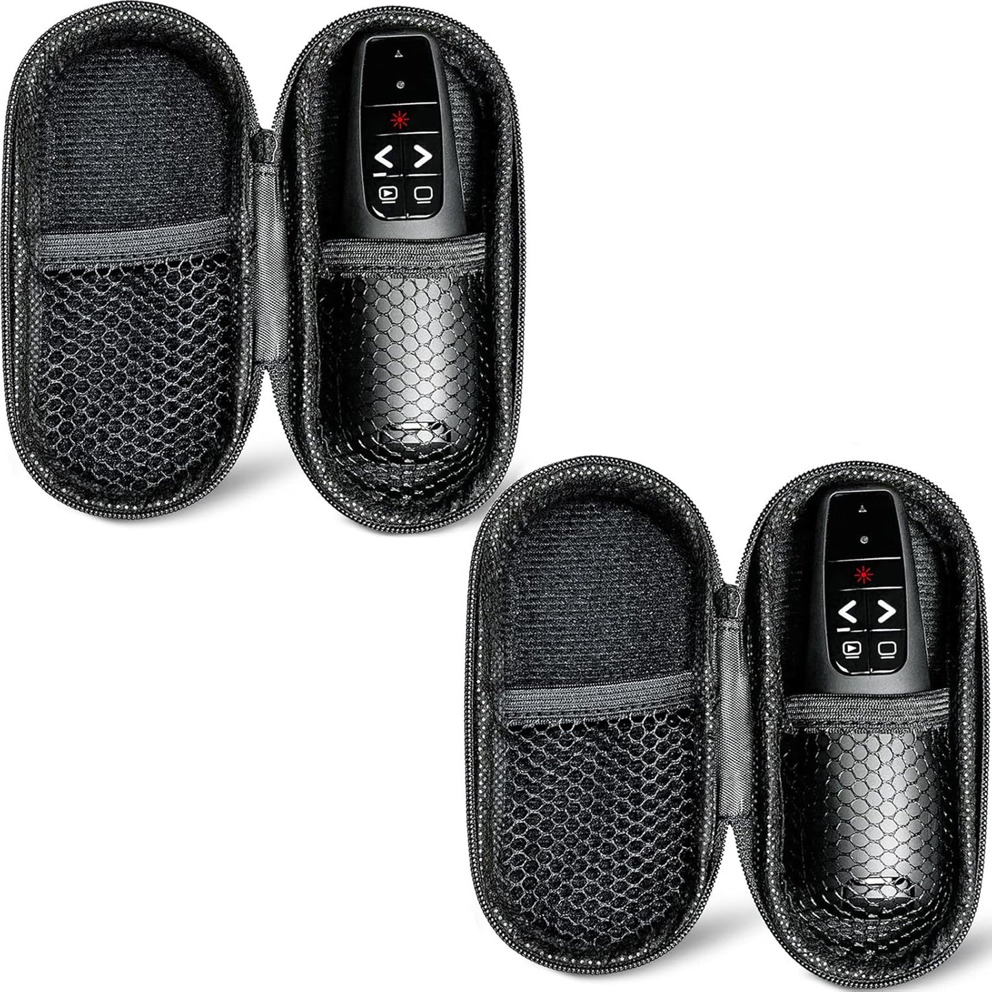 (2 Units) Presentation Clicker PowerPoint Presenter Remote: Laser Pointer Project Power Point PPT Clicker for Mac Laptop Office, Wireless Computer Clickers Slideshow Google Slide Advancer