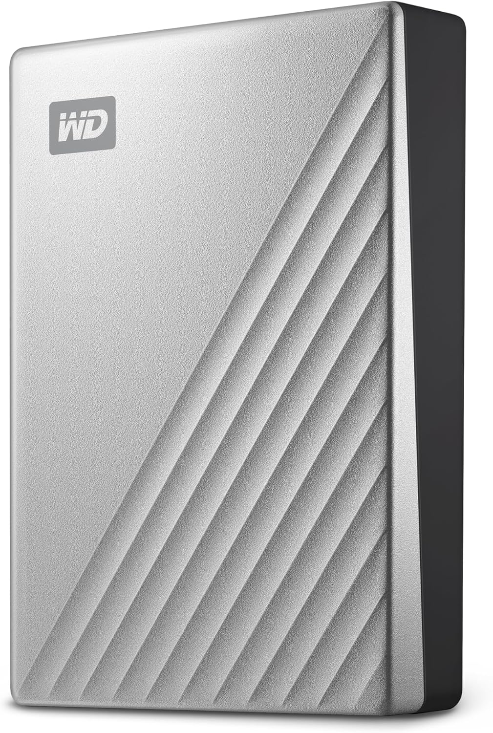 WD 6TB My Passport Ultra for Mac Silver, Portable External Hard Drive, Backup Software with Defense Against ransomware, and Password Protection, USB-C and USB 3.1 - WDBGKC0060BSL-WESN