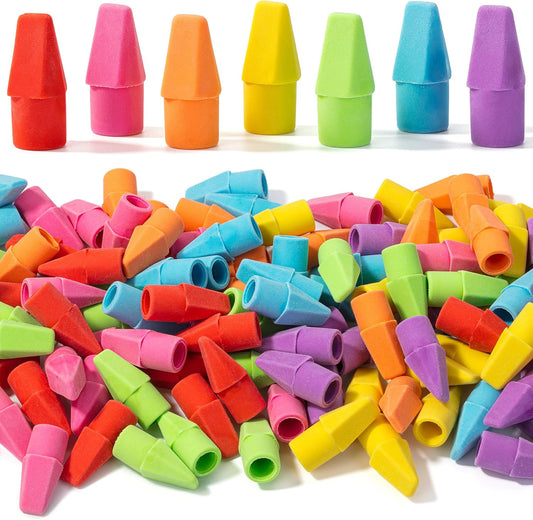 Mr. Pen- Pencil Erasers Toppers, 120 Pack, Colorful, Latex Free, No Smudge, Mr Pen Erasers for Pencils