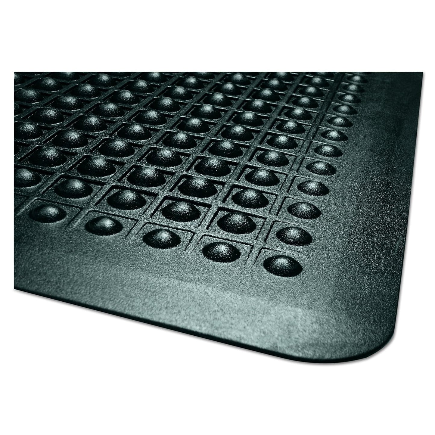 Guardian Flex Step Antifatigue Floor Mat, Rubber, 2'x3', Black