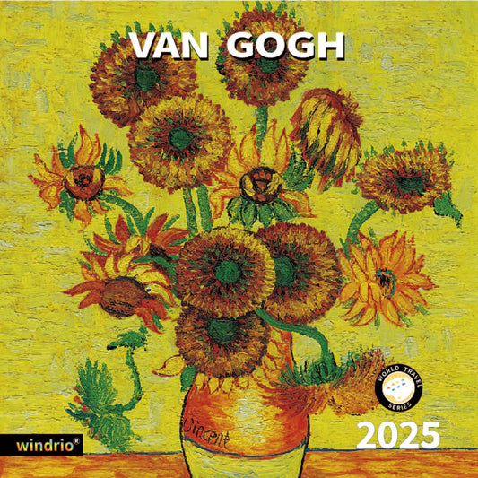 2025 Wall Calendar,Calendar 2025, January 2025 - December 2025, Wall Calendar van Gogh, 12" x 24" Opened,Full Page Months Thick & Sturdy Paper for Calendar Organizing & Planning
