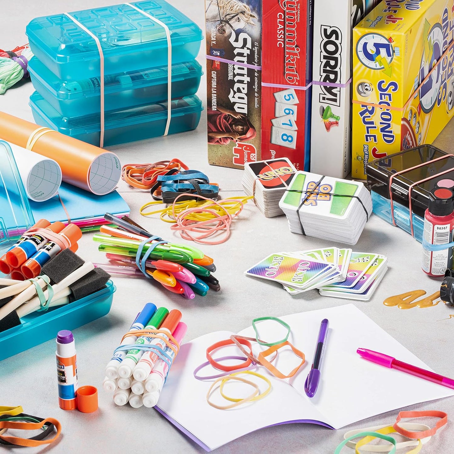 PlasticMill Forest Green Rubber Bands Size 33 (3 1/2" x 1/8") - #33 Colored Rubber Bands Office Supplies - Strong, Elastic Bands for Crafts, Balloon Garland, Cash, File Folders (500-Pack)