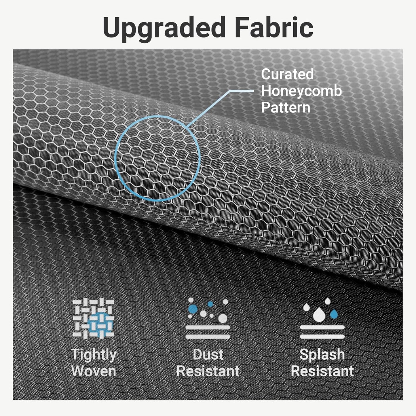 VIPEK R4C Rolling Garment Rack 6 Tiers Adjustable Heavy Duty Wire Shelving Portable Clothes Rack with Lockable Wheels, Black Metal Clothing Rack with Grey Upgraded Polyester Cover, Max Load 620lbs