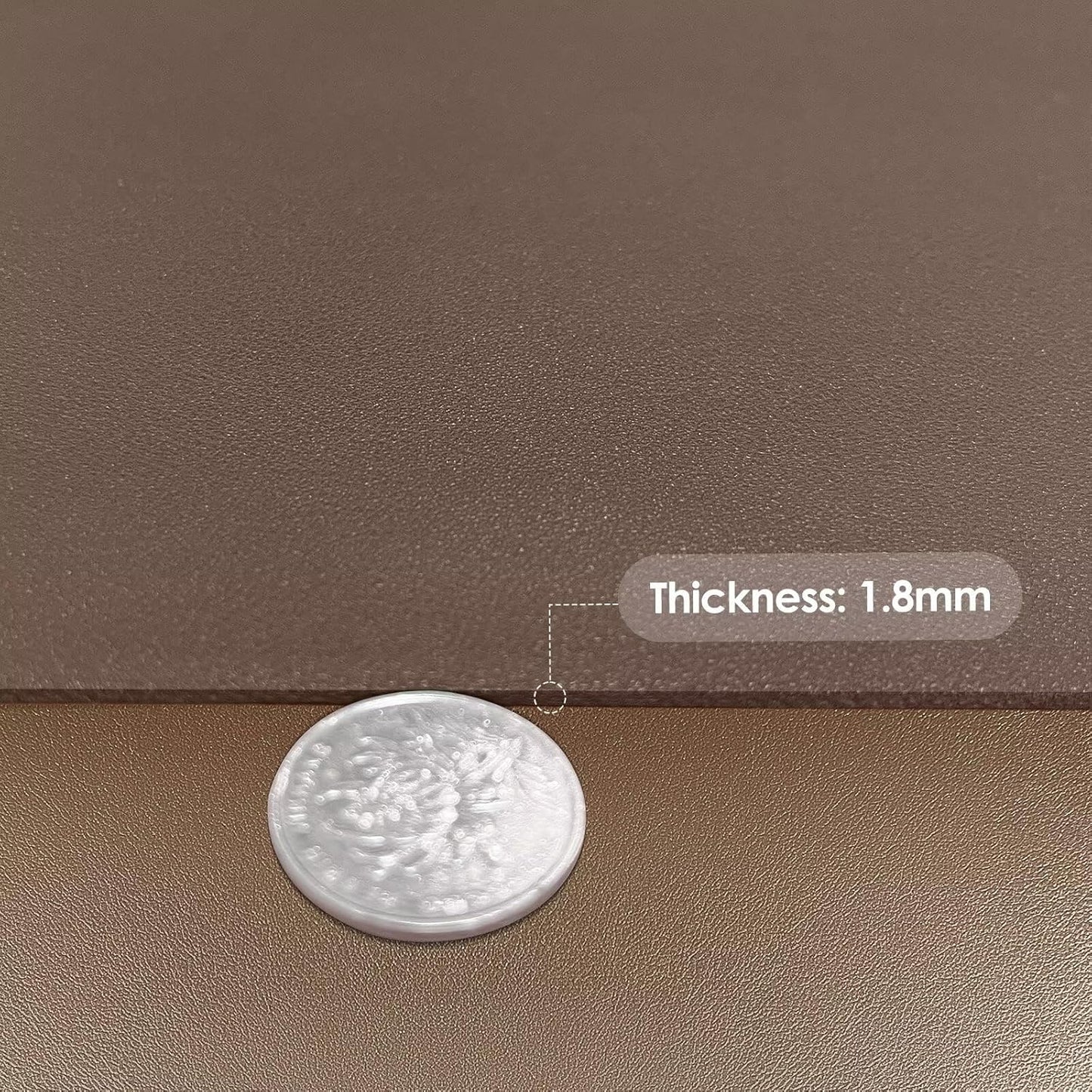 Leather Table Pad,1.8mm Thick,40x66 Inch,Dining Table Pad,Table Pads for Dining Room Table Rectangular,Table Protector for Dining Room Table(Mud Color+Champagne Gold,40x66)