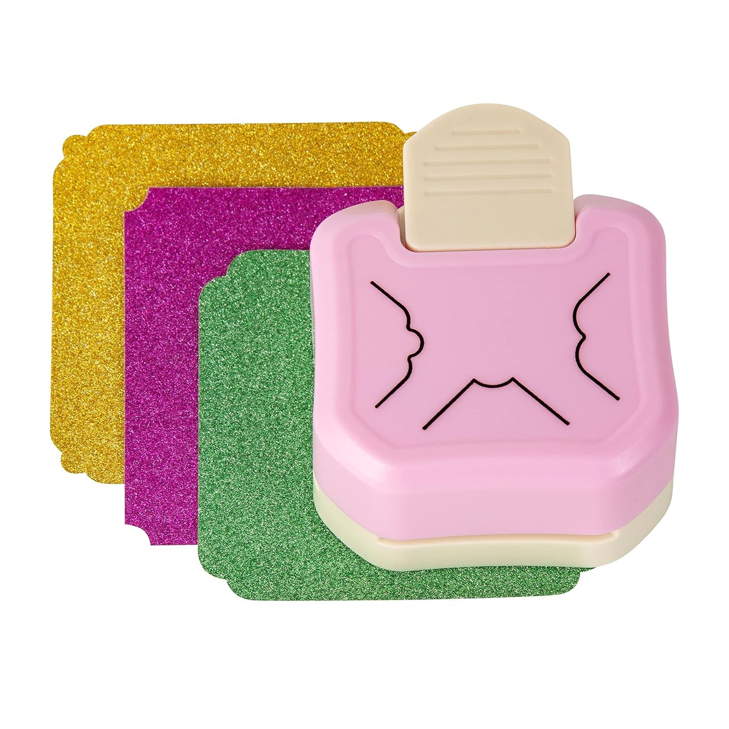 Decorative Corner Punch 3 in 1 Rounder Pattern Paper Edge Cutter Paper Punches for Crafting Photo Business Card Scrapbooking Tools Laminate DIY School & Home Crafting Supplies