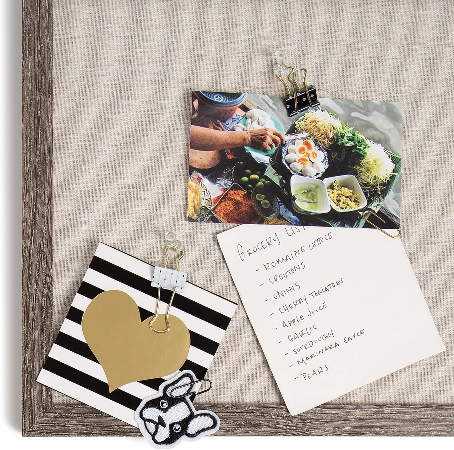 U Brands Classic Clips Set, Office Supplies, Black and White with Gold, Office Supplies, Paper and Binder Clips, 80 Count