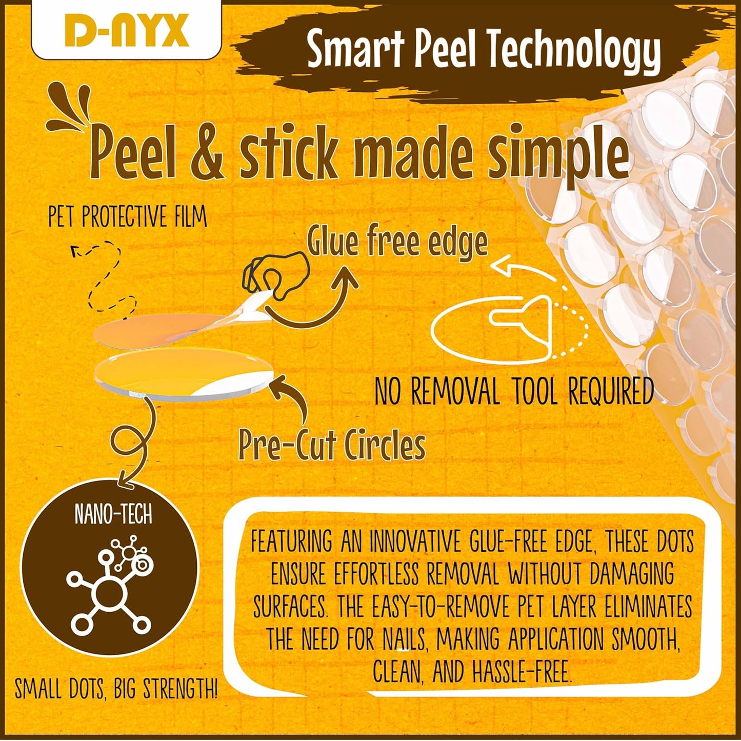 Double Sided Tape Sticky Dot Stickers 280, 350, 450, 550 or 700 Pack Removable Putty No Trace Clear Sticky Tack Waterproof Small Stickers for Festival Decoration Picture (700 Sticky Dots)