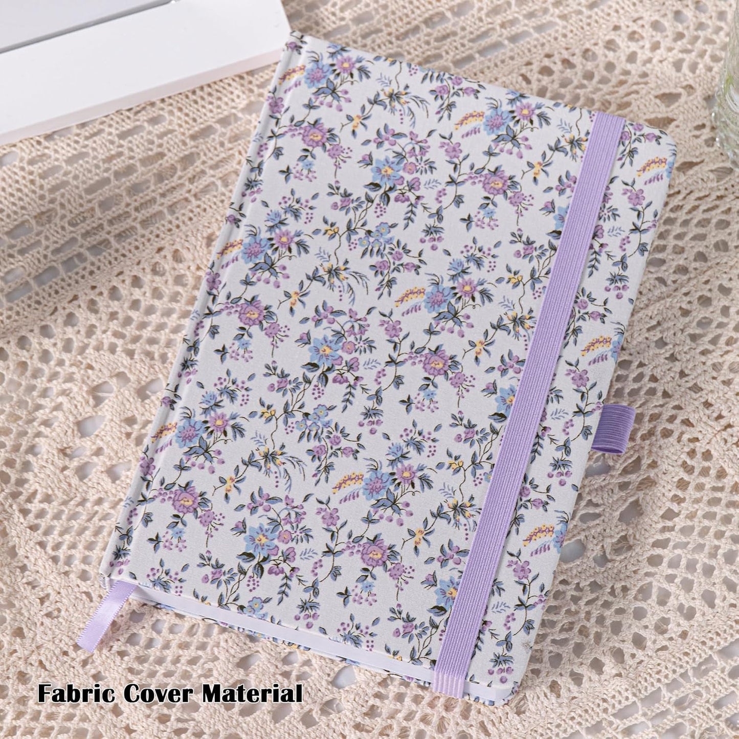 TIEFOSSI Dotted Journal Notebook for Women, A5 Dotted Grid Notebook for Writing, 190 Pages Thick Paper, Travel Daily Journal, for Work Home School, Note Taking, Business, 8.4 X 5.8 In