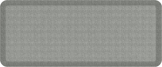 NewLife by GelPro Ergo-Foam Cushioned Anti-Fatigue Standing Kitchen Floor Mat, Padded Stain-Resistant, Waterproof, Non-Slip Comfort Padded Desk/Office Mat - 20" x 48", Tweed Grey Goose